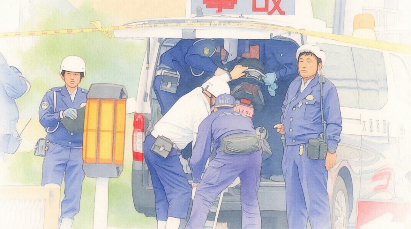 Truck Driver Arrested After Fatal Hit-and-Run in Osaka