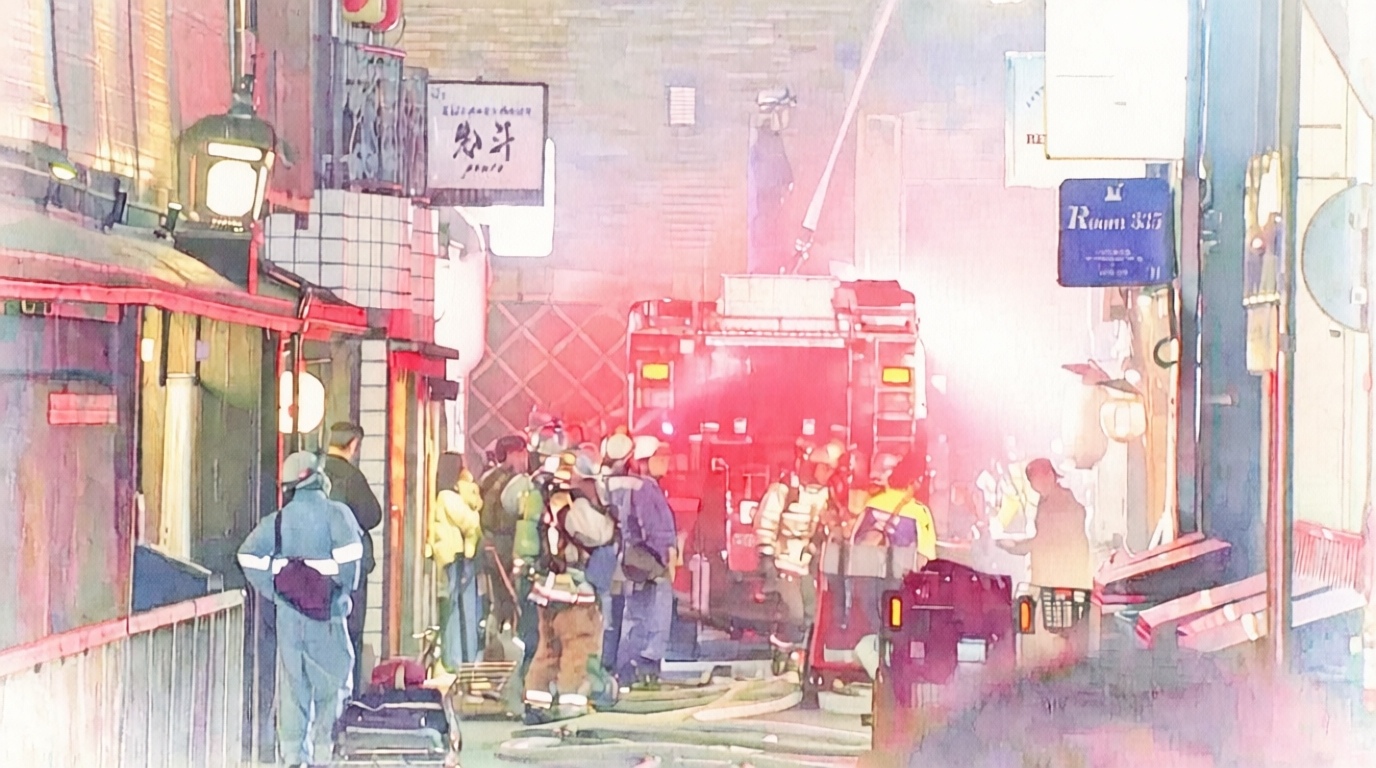 Kyoto Restaurant Fire: 60 Evacuated, No Injuries Reported