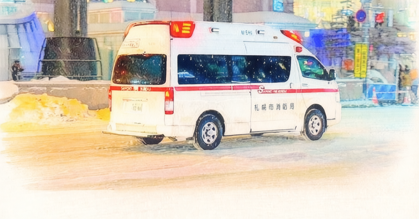 Sapporo's Heavy Snow: Ambulances Delayed for Hours in 199 Cases